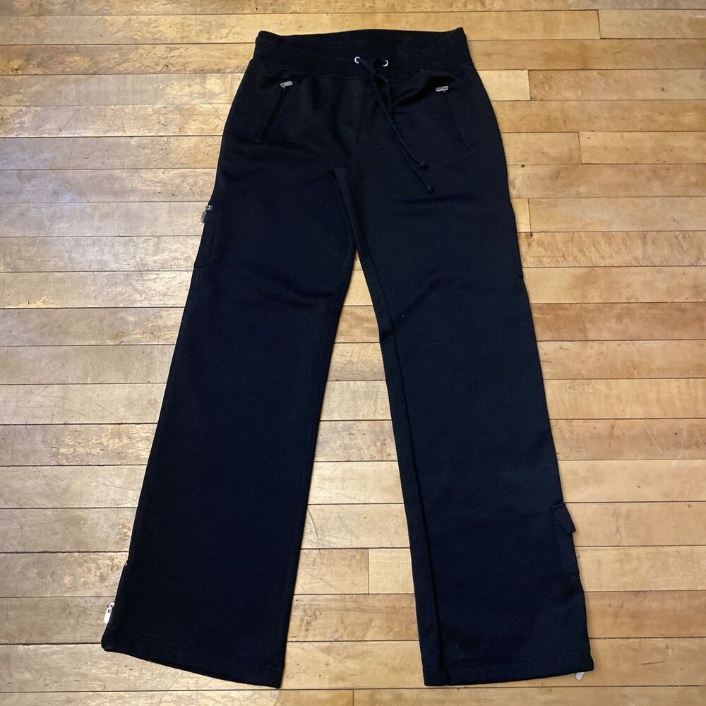BCBG Maxazria Pants Women’s Size Medium Pull On Zipper Pockets Straight Leg
